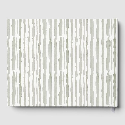 Rustic Fall Pumpkin Leafy Blumenstrauß Gästebuch (Rückseite)