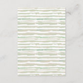 Rustic Fall Pumpkin Leafy Blumenzwiebeldetails Begleitkarte (Rückseite)