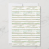 Rustic Fall Pumpkin Leafy Floral Wedite einladen Dankeskarte (Rückseite)