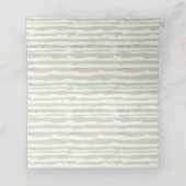 Rustic Fall Pumpkin Leafy Floral Wheel Wedding Platzkarte (Innenseite Aufgefaltet)