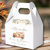Rustic Fall Pumpkin Truck Baby Showbox Geschenkschachtel