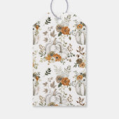 Rustic Fall Pumpkin Wedding Vielen Dank Geschenkanhänger (Rückseite)