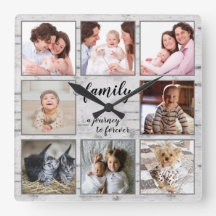Rustic Family Journey to Forever Photo Collage