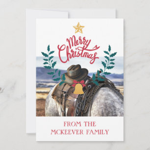 Rustic Family Ranch Weihnachtskarte