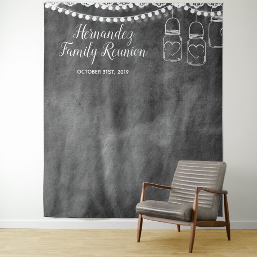 Rustic Family Wiedersehen Foto Stand Hintergrund Wandteppich (Beispiel)