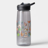 Rustic Farm Market Rooster Pattern Trinkflasche (Links)