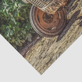 Rustic farm tractor seidenpapier (Detail)