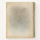 Rustic Farmer's Market Fruits Vegetables Recipe Notizblock (Rückseite)