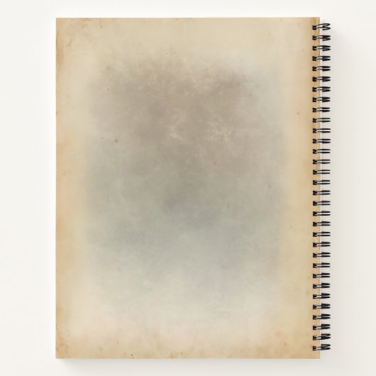 Rustic Farmer's Market Fruits Vegetables Recipe Notizblock (Rückseite)