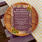 Rustic Farmhouse BBQ Cookout Invitation – 5x7"  Einladung