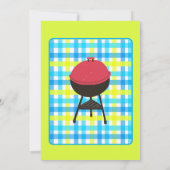 Rustic Farmhouse BBQ Karte – Sonnenblumen Grillfes (Rückseite)