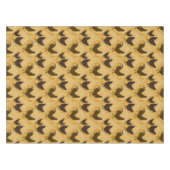Rustic Farmhouse Hen Pattern – In Yellow Tischdecke (Vorderseite (Horizontal))