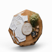 Rustic farmhouse Pregnancy Announcement keepsake  Fotoblock (Links)