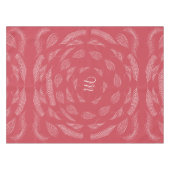 Rustic Feathers Love Birds Pattern Hütte Lodge Tischdecke (Vorderseite (Horizontal))