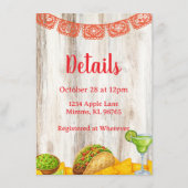 Rustic Fiesta Bridal Shower Insert Card (Vorderseite)