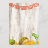 Rustic Fiesta Bridal Shower Insert Card (Rückseite)