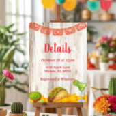 Rustic Fiesta Bridal Shower Insert Card