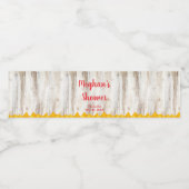 Rustic Fiesta Water Bottle Labels | Taco Shower Wasserflaschenetikett (Einzelnes Label)