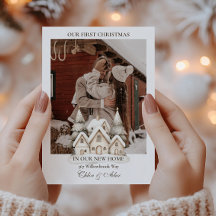 Rustic First Christmas New Zuhause Collage