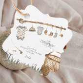 Rustic Fisherman Baby Shower Danke Geschenkanhänger