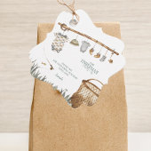 Rustic Fisherman Baby Shower Danke Geschenkanhänger