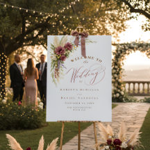  Rustic Floral Boho Pampas Grass & Rose Wedding