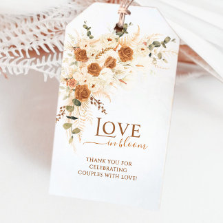 Rustic Floral Wedding Vielen Dank | Eleganter Gefa Geschenkanhänger