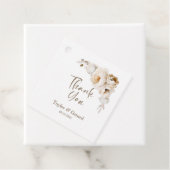 Rustic Floral Wedding Vielen Dank Geschenkanhänger (Beispiel)