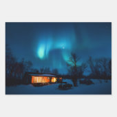 Rustic Forest Cottages & Cozy Cabins Nature Photos Geschenkpapier Set (Vorderseite 3)
