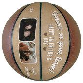 Rustic Forever auf Ihrem Team Valentine 2 Foto Basketball (Vertikal)