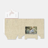 Rustic Foto Wedding Danke Geschenkschachtel (Ungefaltet)