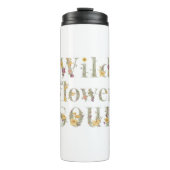 Rustic Free Spirit Botanical Typography Thermosbecher (Vorderseite)