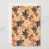 Rustic Friendsgiving Dinner Invitation Einladung (Rückseite)