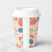 Rustic Friendsgiving Housewarming GRILLEN Erntedan Pappbecher (Rechts)