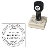 Rustic Future Rustic Rücksendeadresse Gummistempel (Stempel)