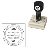 Rustic Future Rustic Rücksendeadresse Gummistempel (Stempel)