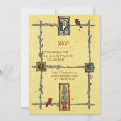 Rustic Garden Bridal Polterabend Einladung (Rückseite)