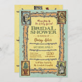 Rustic Garden Bridal Polterabend Einladung (Vorne/Hinten)