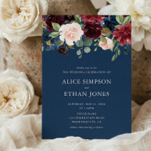 Rustic Garden Burgundy Blue Hochzeit im Herbst