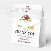 Rustic Garden Daisy Little Ladybug Baby Shower  Geschenkschachtel (Vorderseite)