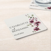 Rustic Garden Elegante Wedding Paper Untersetzer (angewinkelt)