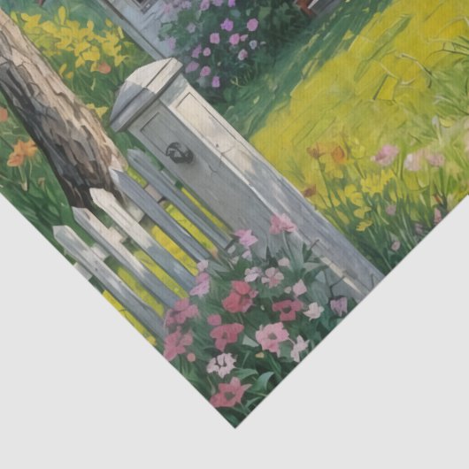 Rustic garden floral seidenpapier (Detail)