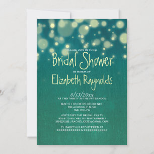 Rustic Garden Light Bridal Dusche Einladungen