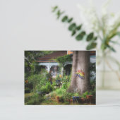 RUSTIC GARDEN Postkarte (Stehend Vorderseite)