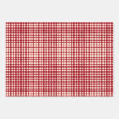 Rustic Gingerbread Citrus Spice Gingham Weihnachte Geschenkpapier Set (Vorderseite 3)