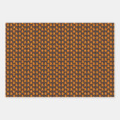 Rustic Gingerbread Citrus Spice Gingham Weihnachte Geschenkpapier Set (Vorderseite 2)