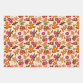 Rustic Gingerbread Citrus Spice Gingham Weihnachte Geschenkpapier Set (Vorderseite)