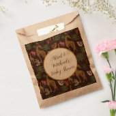Rustic Giraffe Brown Floral Baby Dusche Geschenktütchen (Versiegelt)
