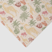 Rustic Giraffe Floral Seidenpapier (Detail)