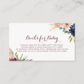 Rustic Gold Calligraphy Baby Shooting Book Request Begleitkarte (Vorderseite)